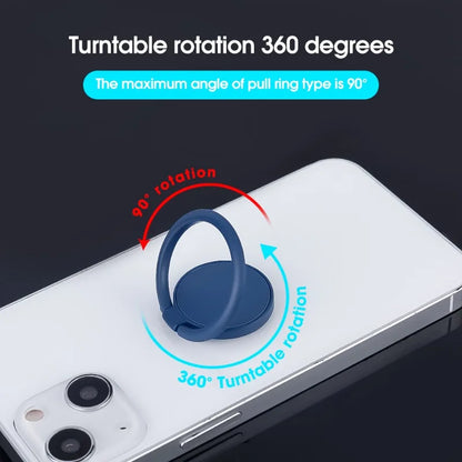 Universal Finger Ring Holder Stand for Iphone Samsung Xiaomi Mobile Phone Luxury 360° Degree Rotation Phone Back Sticker Holder
