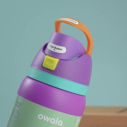 Owala Insulated Stainless Steel Water Bottle with Straw, BPA-Free Sports Water Bottle, Great for Travel, 24Oz/32 Oz,