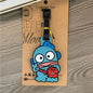 Travel Accessories Luggage Tag Sanrio Cartoon Kuromi Cinnamoroll Hangyodon PVC Suitcase Baggage Boarding Tags Portable Label