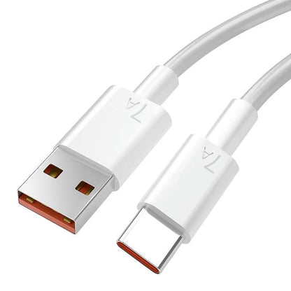 7A 100W Type C USB Cable Super-Fast Charge Cable for Huawei Mate 40 30 Xiaomi Samsung Fast Charging USB Charger Cables Data Cord