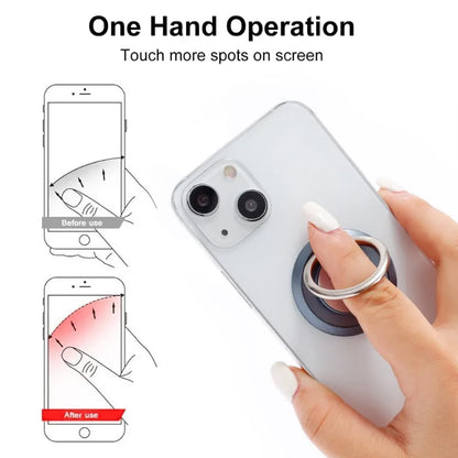 Universal Finger Ring Holder Stand for Iphone Samsung Xiaomi Mobile Phone Luxury 360° Degree Rotation Phone Back Sticker Holder